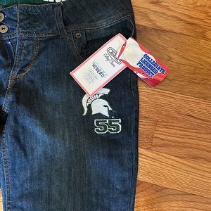MICHIGAN STATE JEANS MSU SPARTY
